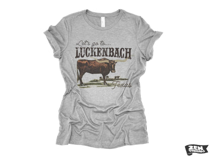 Women&#39;s Luchenbach texas vintage print t-shirt